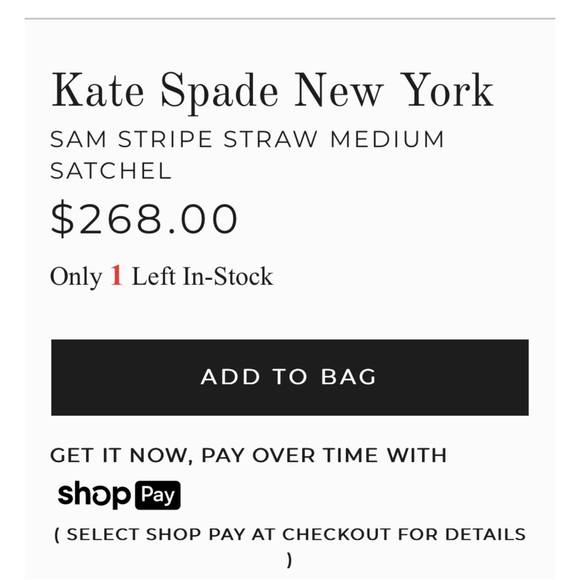 GIFT KATE SPADE SAM MEDIUM WOVEN RAFFIA STRAW SATCHEL BAG “ STILL IN STORES” - Picture 2 of 15